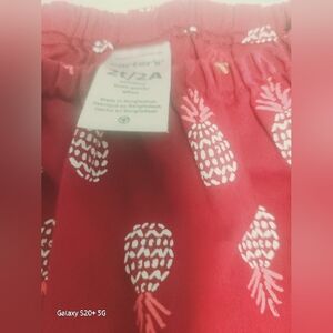 Red Pineapple Print Skirt